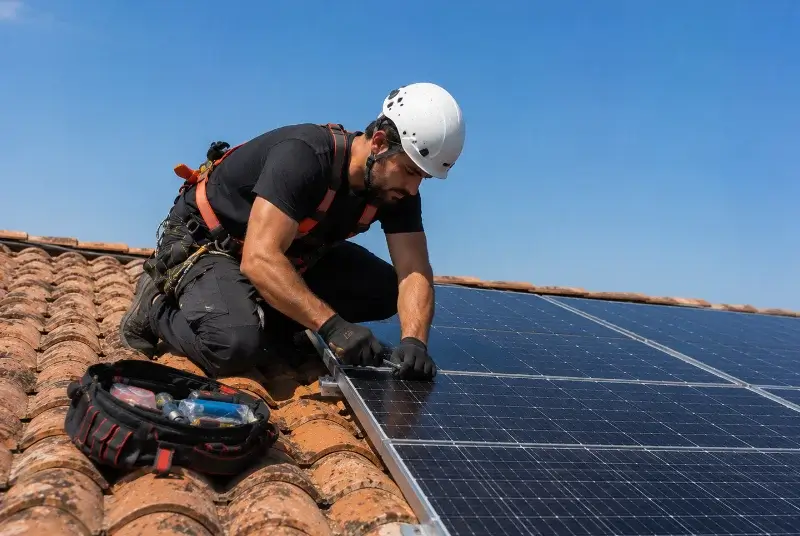 Maintenance et monitoring de panneaux solaires à Sens-de-Bretagne